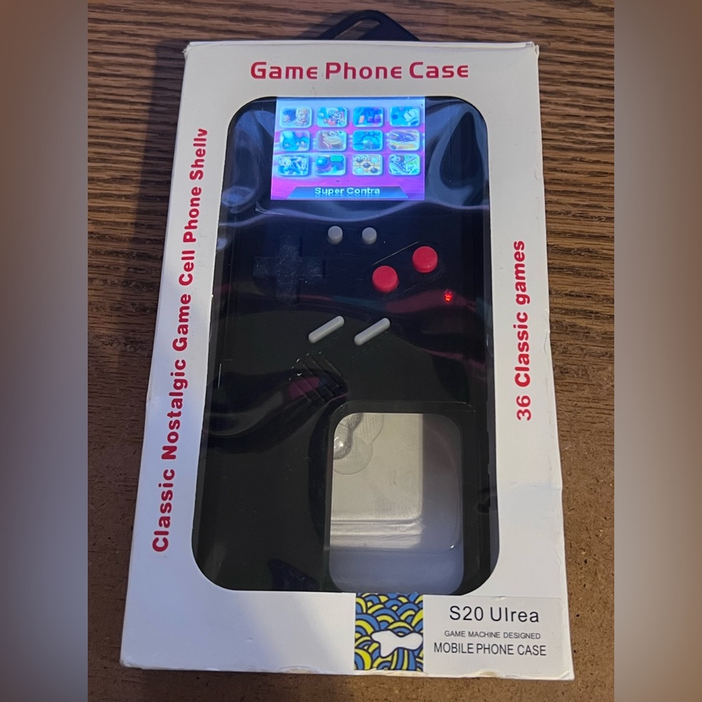 Classic Nostalgic Game Cell Phone Case Samsung Galaxy S20 Ultra Black New In Box